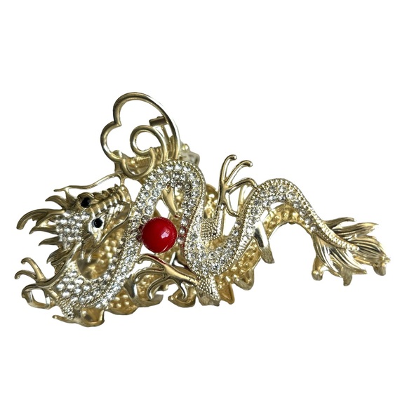 BLING BLING XL DRAGON HAIR CLAW - Picture 2 of 5